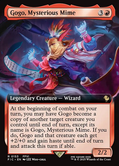 Gogo, Mysterious Mime – Final Fantasy Commander (FIC-153) Magic: The Gathering card | LC-REM-20260804-15543936647500-ebf0b7b3-2e9a-4fb1-aaad-ff1567a4993c Imagen principal del producto