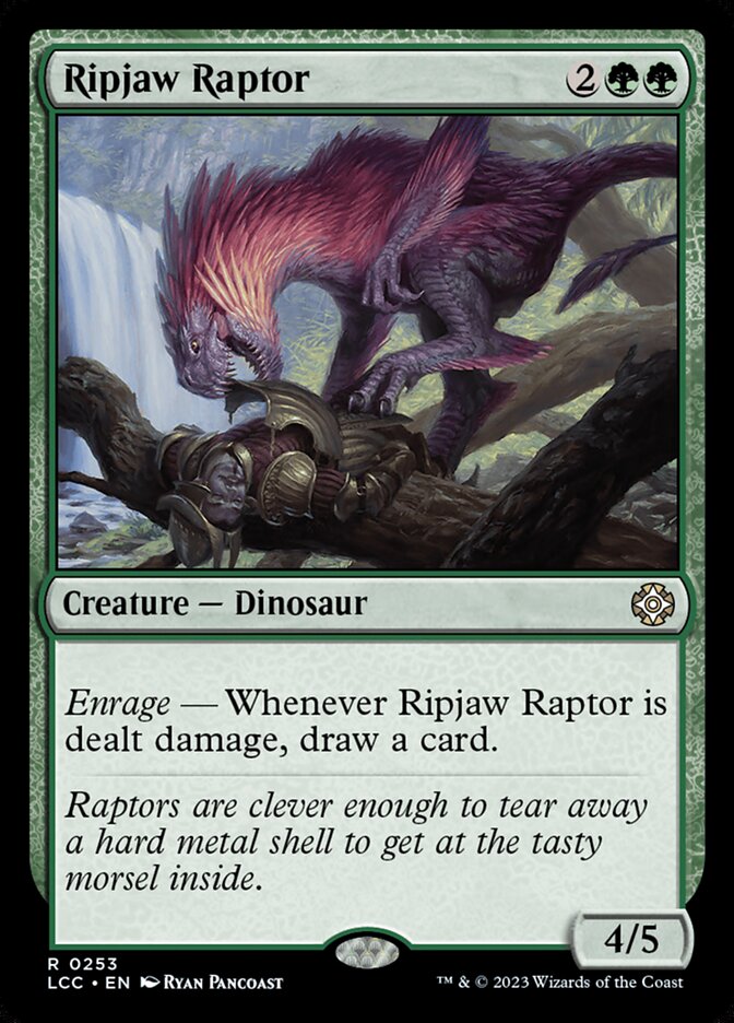 Ripjaw Raptor - Commander: The Lost Caverns of Ixalan (Rare) [LCC-253] Main image