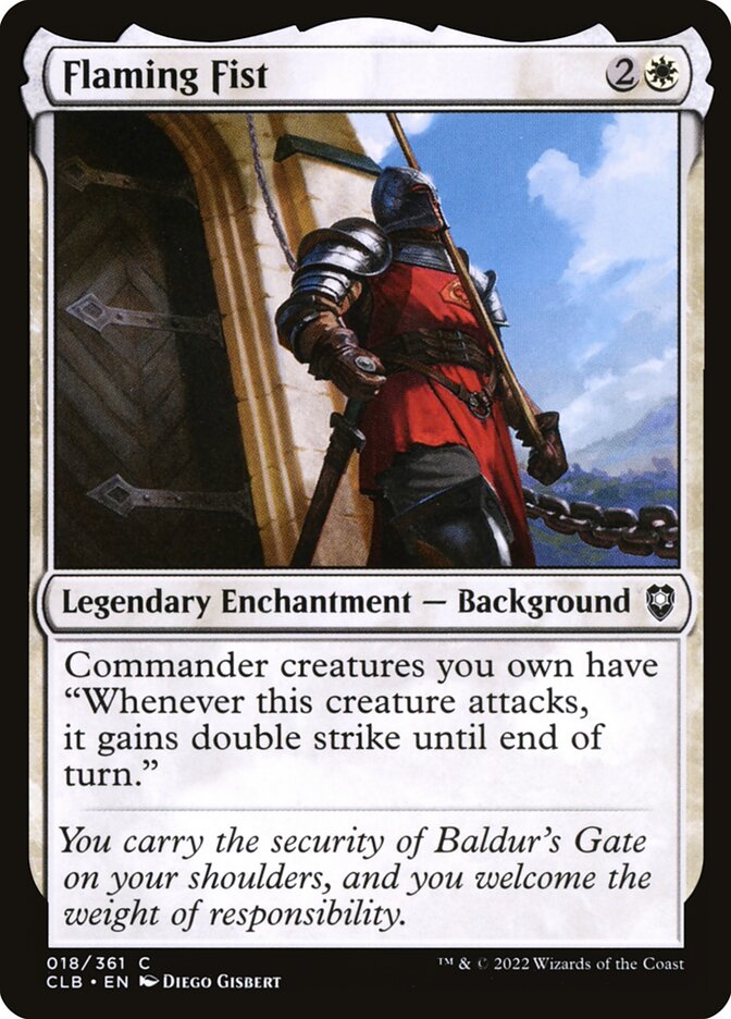 Flaming Fist - Commander Legends: Battle for Baldur's Gate (Common) [CLB-18] Immagine principale del prodotto