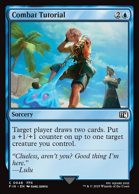 Combat Tutorial – Final Fantasy (FIN-48) Magic: The Gathering card | LC-REM-20260804-15568990961996-ec195607-ac30-4931-acfd-f9d8ac8b047f Imagen principal del producto