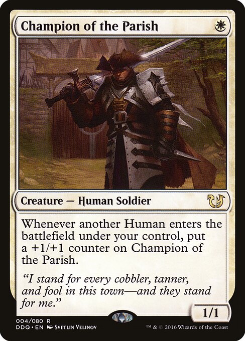 Champion of the Parish – Duel Decks: Blessed vs. Cursed (DDQ-4) Magic: The Gathering card | LC-REM-20260804-15151262138700-ec2120ff-a6d4-4192-96c0-33c139155ddf