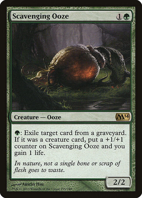 Scavenging Ooze – Magic 2014 (M14-195) Magic: The Gathering card