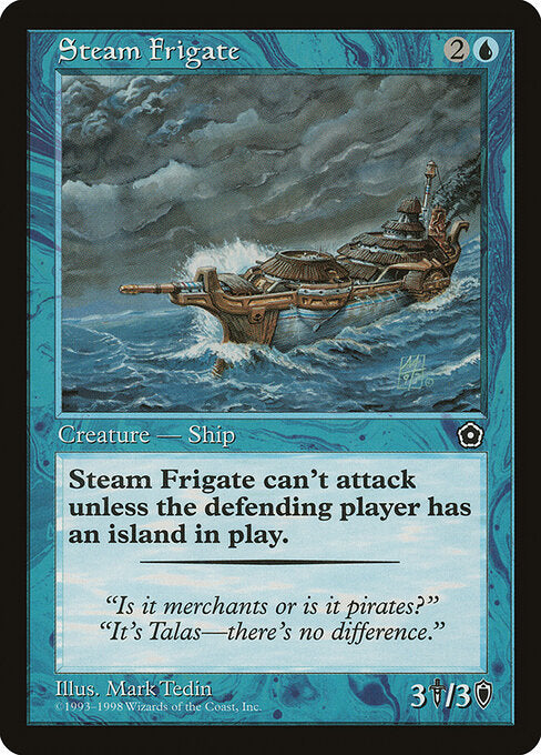 Steam Frigate – Portal Second Age (P02-47) Magic: The Gathering card | LC-REM-20260804-15151681208652-ec3193cb-2c00-4ef8-bf2e-d3b1e3b875a3