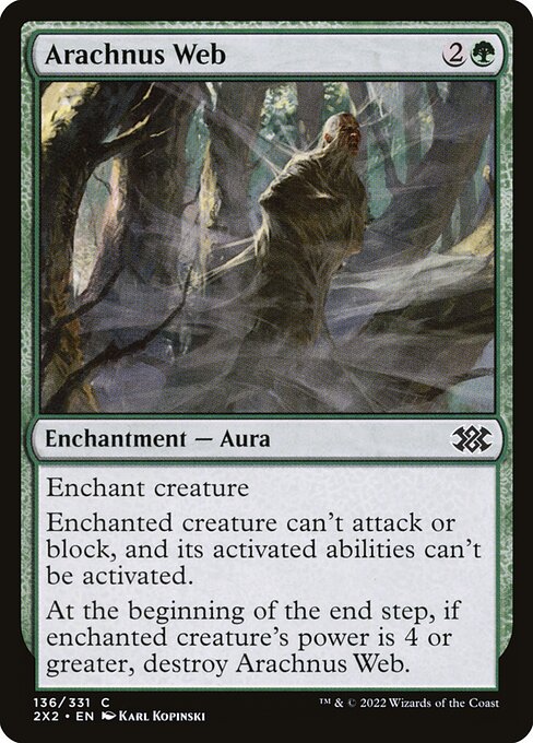 Arachnus Web – Double Masters 2022 (2X2-136) Magic: The Gathering card