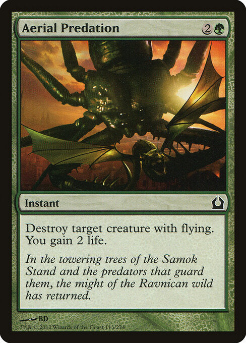 Aerial Predation – Return to Ravnica (RTR-113) Magic: The Gathering kaart Hoofdafbeelding