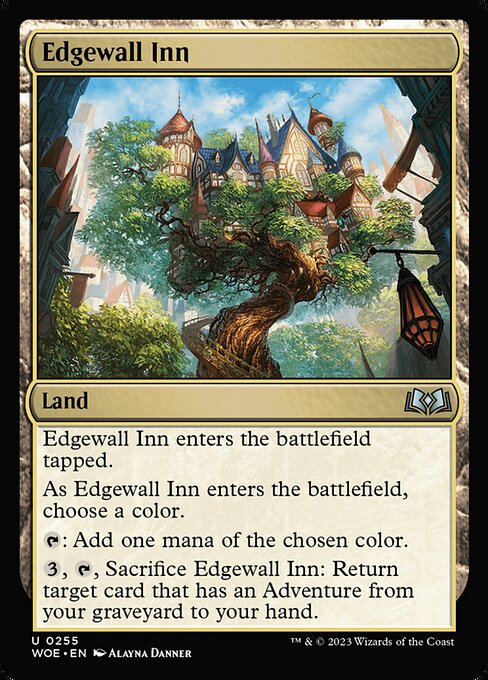 Edgewall Inn – Wilds of Eldraine (WOE-255) Magic: The Gathering card