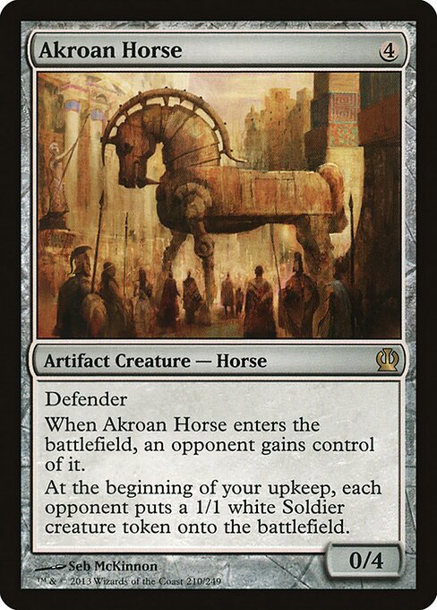 Akroan Horse – Theros (THS-210) Magic: The Gathering card Immagine principale del prodotto
