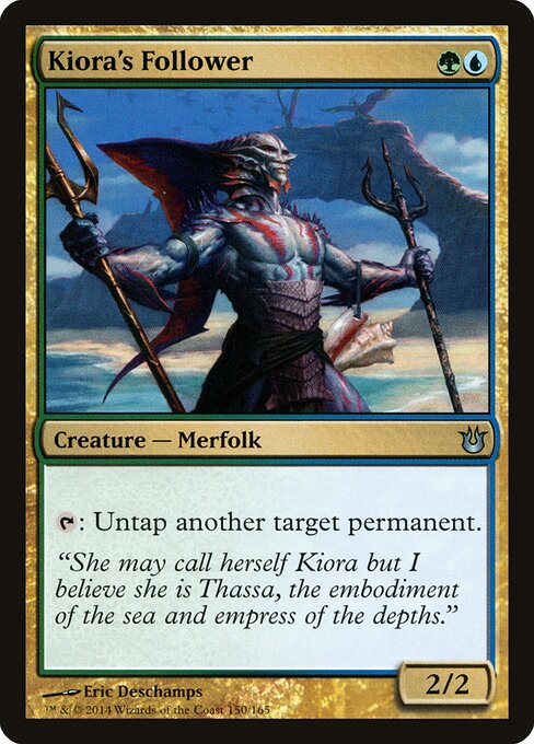 Kiora's Follower – Born of the Gods (BNG-150) Magic: The Gathering card
