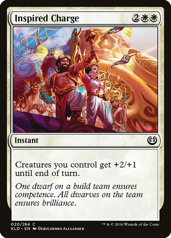 Inspired Charge - Kaladesh (Common) [KLD-20] Hoofdafbeelding