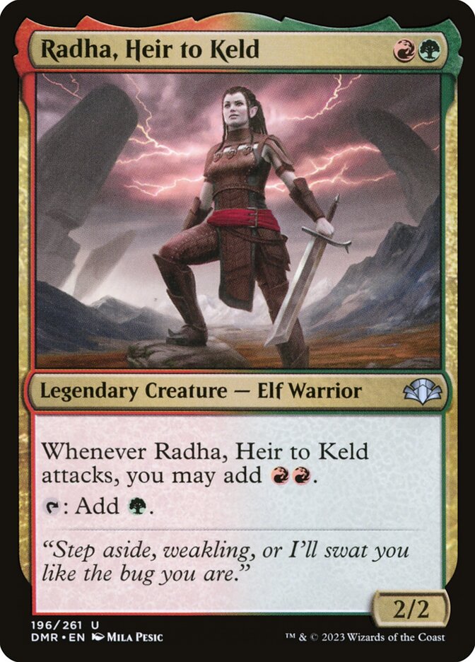 Radha, Heir to Keld - Dominaria Remastered (Uncommon) [DMR-196]