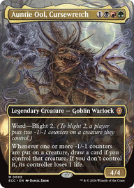 Magic Lorwyn Eclipsed Commander Deck Blight Curse - commander-kaart Auntie Ool, Cursewretch (borderless)