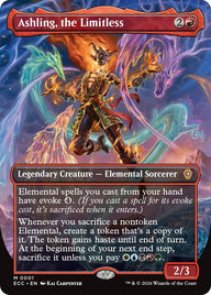 Magic Lorwyn Eclipsed Commander Deck Dance of the Elements - commander-kaart Ashling, the Limitless (borderless)