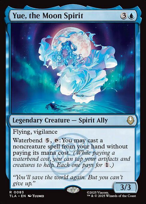 Yue, the Moon Spirit – Avatar: The Last Airbender (TLA-83) Magic: The Gathering card | LC-REM-20260804-15562145857868-ecdac50f-c639-43fc-a03e-d488fac96ae2