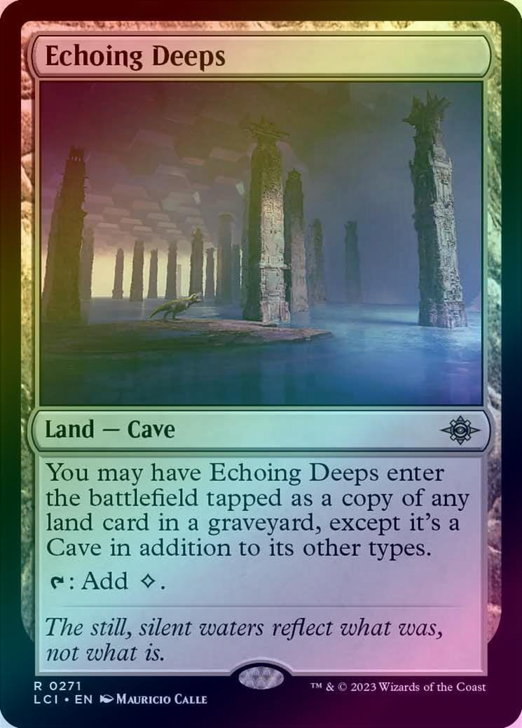 Echoing Deeps (Foil) (LCI)