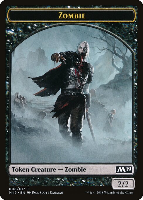 Zombie – Core Set 2019 Tokens (TM19-8) Magic: The Gathering card | LC-REM-20260804-15151792554316-ed08aac1-9e82-4049-9926-618f15222024