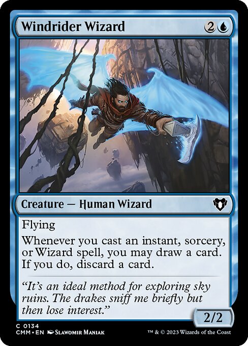 Windrider Wizard – Commander Masters (CMM-134) Magic: The Gathering card | LC-REM-20260804-15376409887052-ed0c2c48-146d-49f6-bc10-2eed733184b4 Immagine principale del prodotto