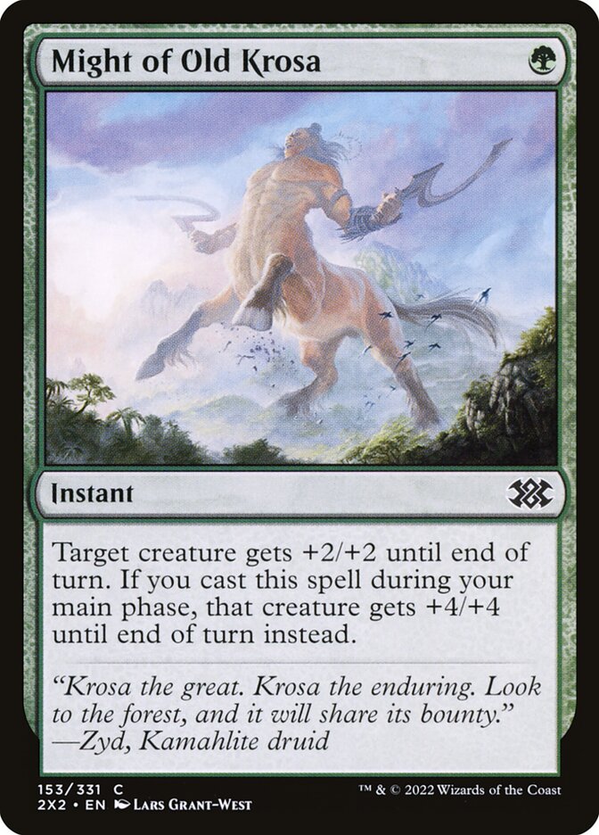 Might of Old Krosa - Double Masters 2022 (Common) [2X2-153]