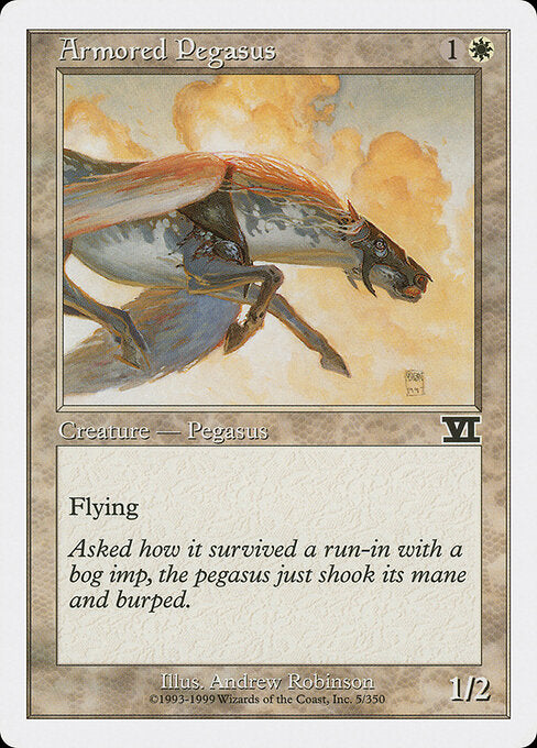 Armored Pegasus – Sixth Edition (6ED-5) Magic: The Gathering card