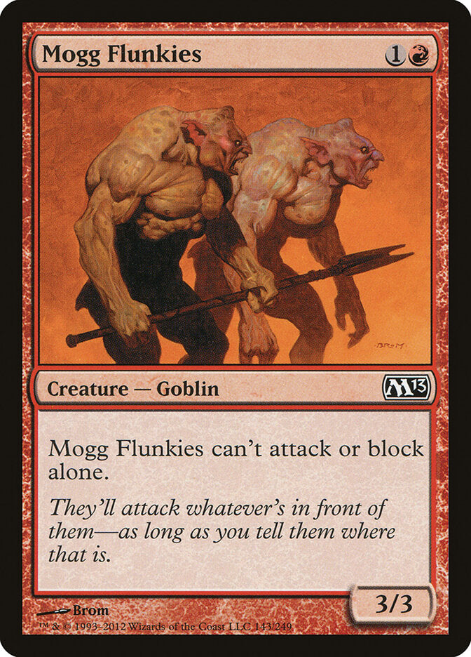 Mogg Flunkies - Magic 2013 (Common) [M13-143] Image principale du produit