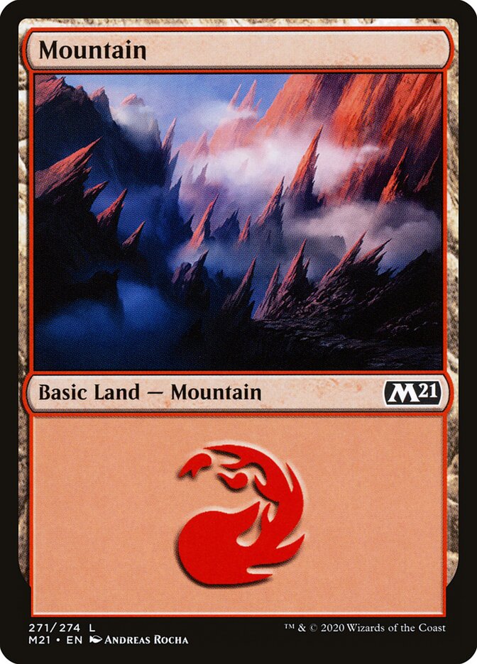 Mountain (V.3) - Core 2021 (Land) [M21-271]