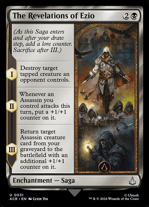 The Revelations of Ezio – Assassin's Creed (ACR-31) Magic: The Gathering card | LC-REM-20260804-15586279948620-ed77def5-ac92-4907-805d-261cae0db357