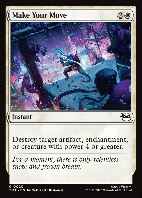 Make Your Move – Teenage Mutant Ninja Turtles (TMT-20) Magic: The Gathering card