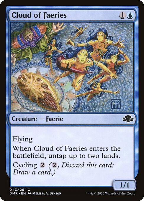Cloud of Faeries – Dominaria Remastered (DMR-43) Magic: The Gathering card Imagen principal del producto