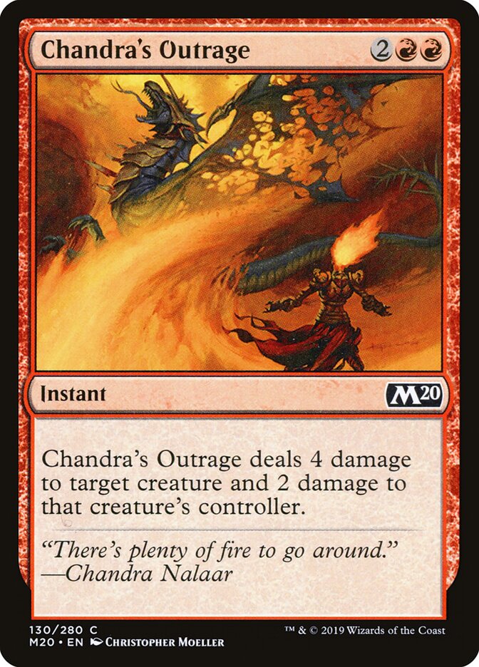 Chandra's Outrage - Core 2020 (Common) [M20-130]