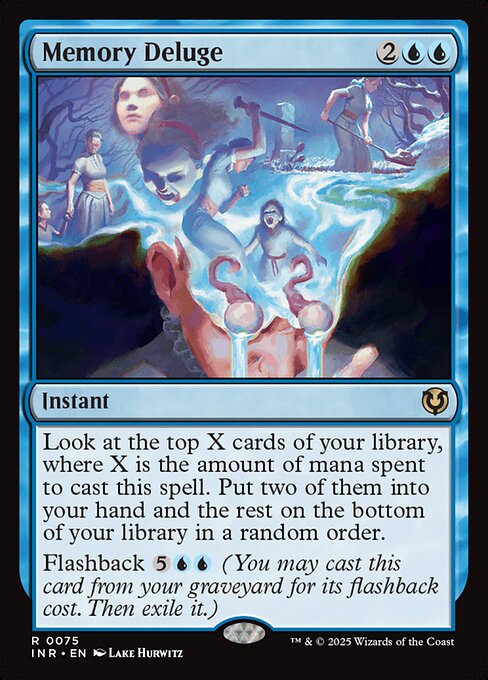 Memory Deluge – Innistrad Remastered (INR-75) Magic: The Gathering card Hoofdafbeelding