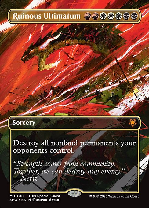 Ruinous Ultimatum – Special Guests (SPG-108) Magic: The Gathering card