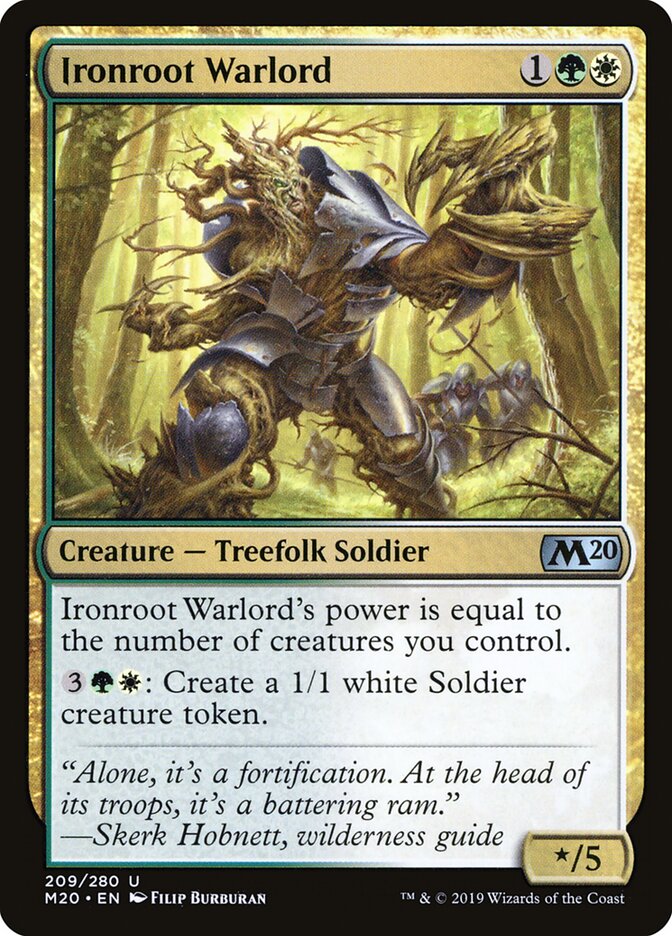 Ironroot Warlord - Core 2020 (Uncommon) [M20-209]