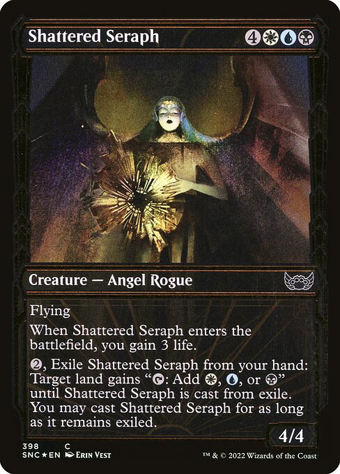 Shattered Seraph – Streets of New Capenna (SNC-398) Magic: The Gathering card | LC-REM-20260804-15383694803276-edee468a-0dcf-42b5-bc8b-9b86727162ae Imagen principal del producto