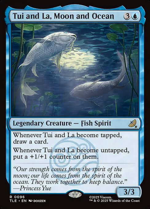Tui and La, Moon and Ocean – Avatar: The Last Airbender Eternal (TLE-96) Magic: The Gathering card | LC-REM-20260804-15562142581068-edf0d06a-4eef-40cb-951c-74d7e0ffae13