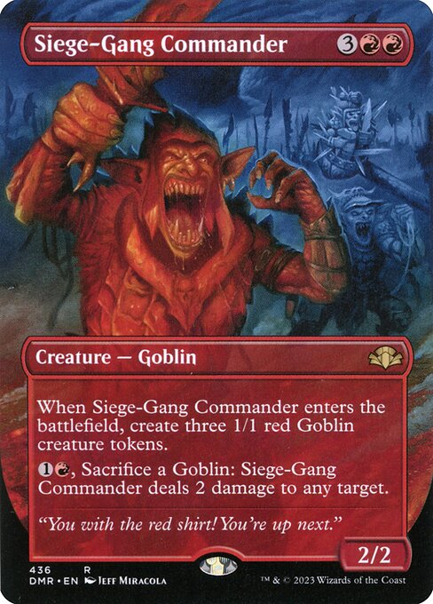 Siege-Gang Commander – Dominaria Remastered (DMR-436) Magic: The Gathering card | LC-REM-20260804-15151268102476-edf33009-b795-4097-a77c-08be7dce90cc
