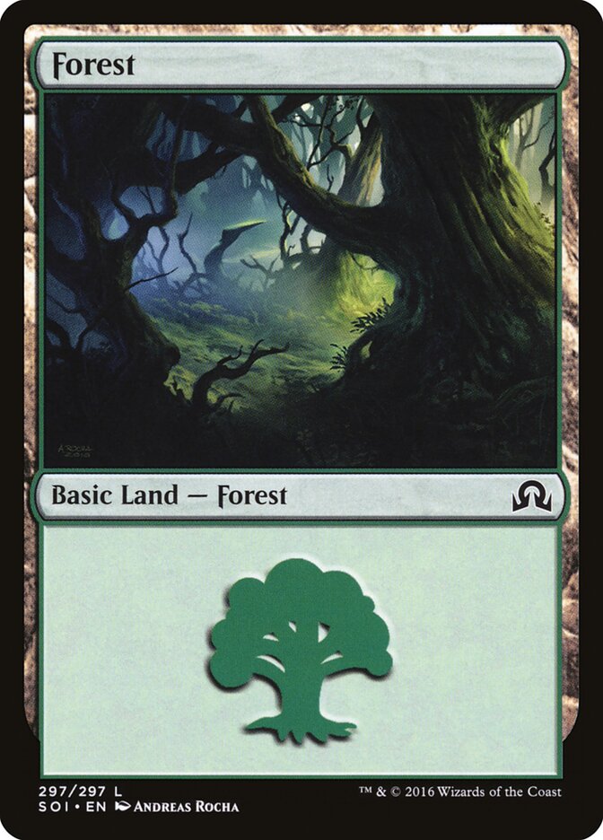Forest (V.3) - Shadows over Innistrad (Land) [SOI-297]