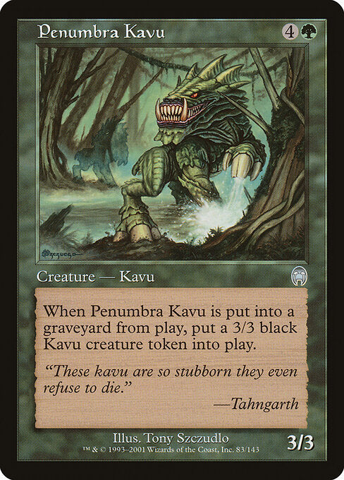Penumbra Kavu – Apocalypse (APC-83) Magic: The Gathering card Imagen principal del producto