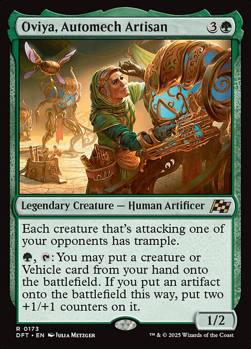 Oviya, Automech Artisan – Aetherdrift (DFT-173) Magic: The Gathering card