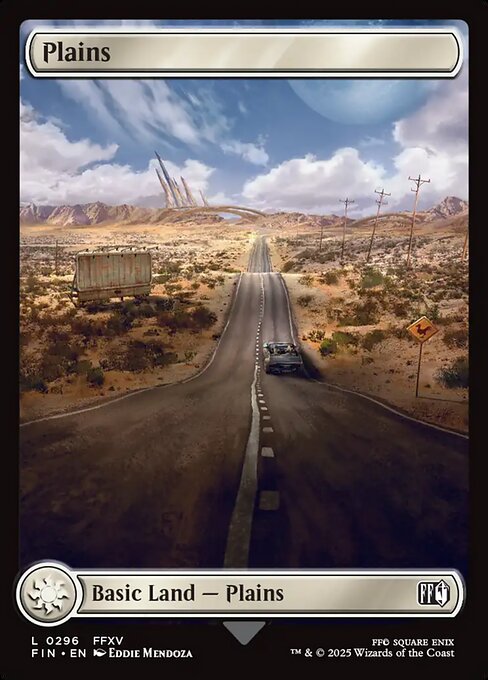 Plains – FINAL FANTASY (FIN-296) Magic: The Gathering card Hoofdafbeelding