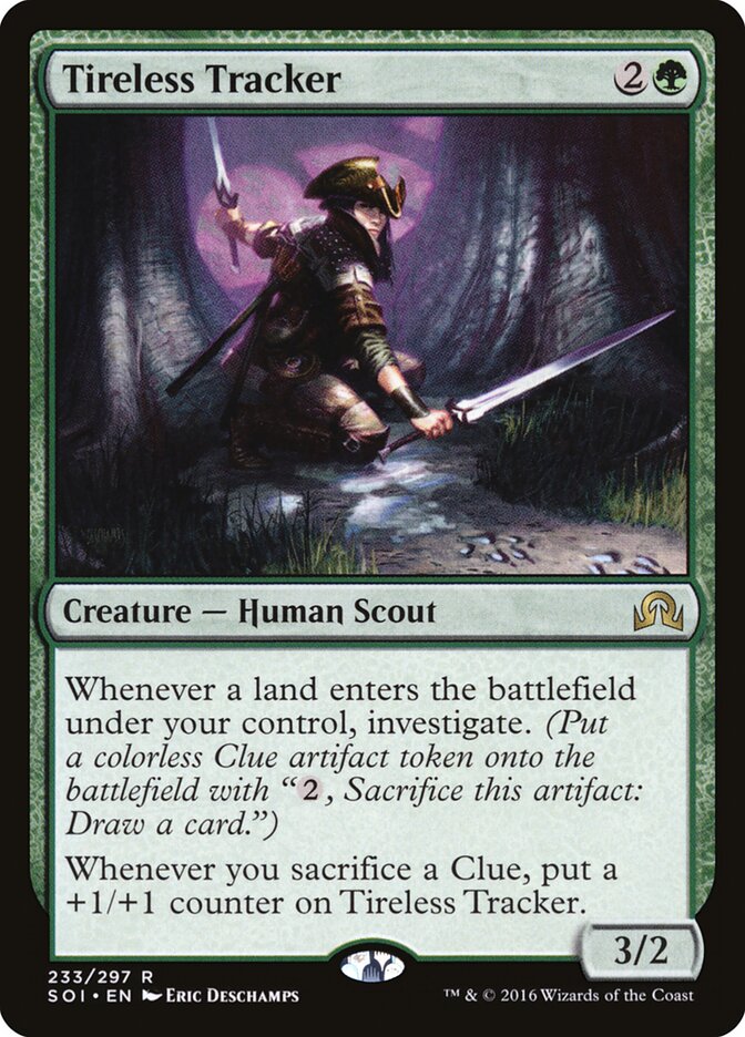 Tireless Tracker - Shadows over Innistrad (Rare) [SOI-233]