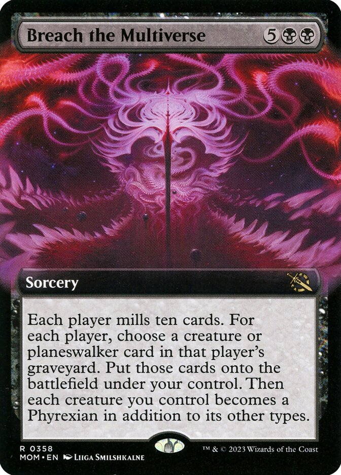 Magic-kaart Breach the Multiverse XMOM-358 uit March of the Machine: Extras (Rare) Immagine principale del prodotto