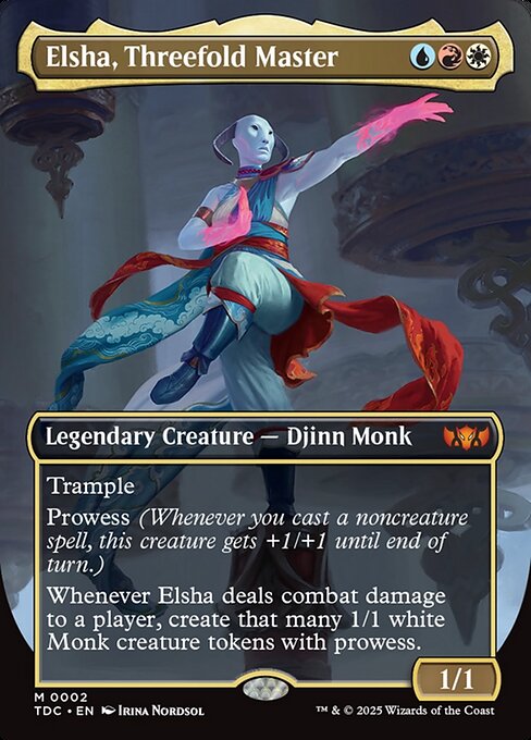 Elsha, Threefold Master – Tarkir: Dragonstorm Commander (TDC-2) Magic: The Gathering card | LC-REM-20260804-15409865425228-eee11606-5902-41d3-aec6-d6a3da01091b