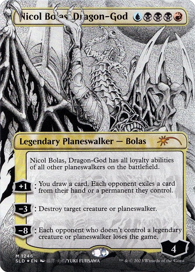 Magic-kaart Nicol Bolas, Dragon-God SLD-1246 uit Secret Lair Drop (Mythic) Immagine principale del prodotto