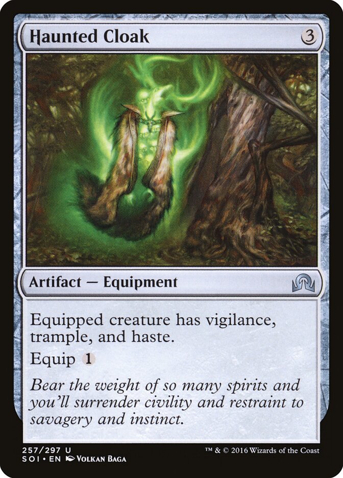 Haunted Cloak - Shadows over Innistrad (Uncommon) [SOI-257]