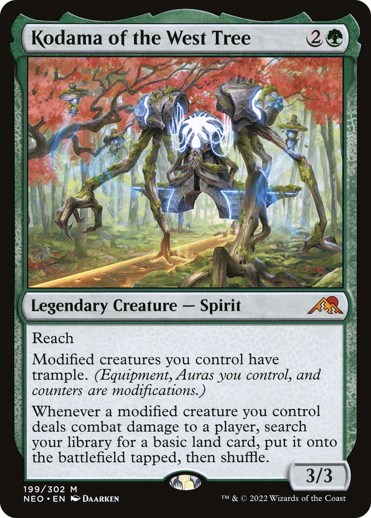 Kodama of the West Tree – Kamigawa: Neon Dynasty 199 – Magic: The Gathering single card Imagen principal del producto