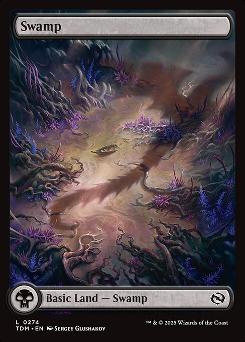 Swamp – Tarkir: Dragonstorm (TDM-274) Magic: The Gathering card