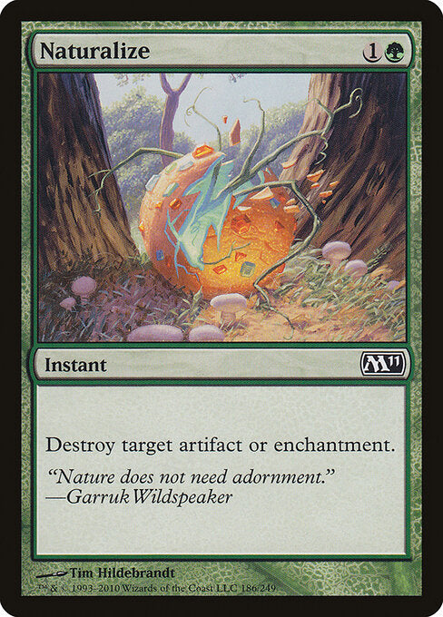 Naturalize – Magic 2011 (M11-186) Magic: The Gathering card Imagen principal del producto