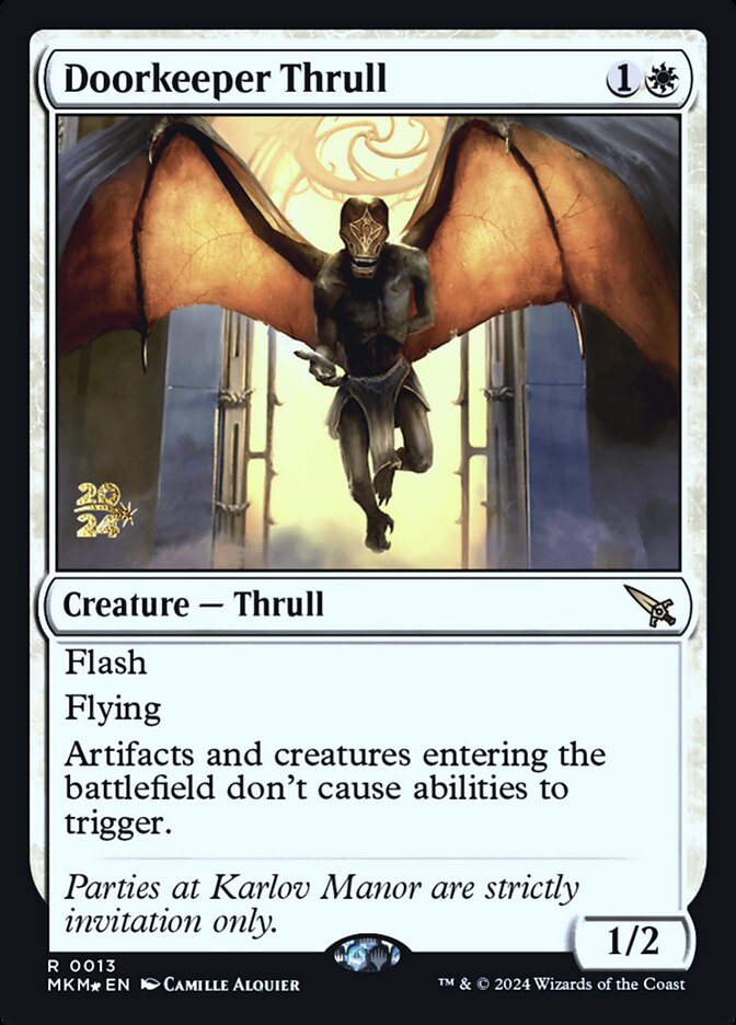Magic-kaart Doorkeeper Thrull PMKM-13 uit Murders at Karlov Manor: Promos (Rare)