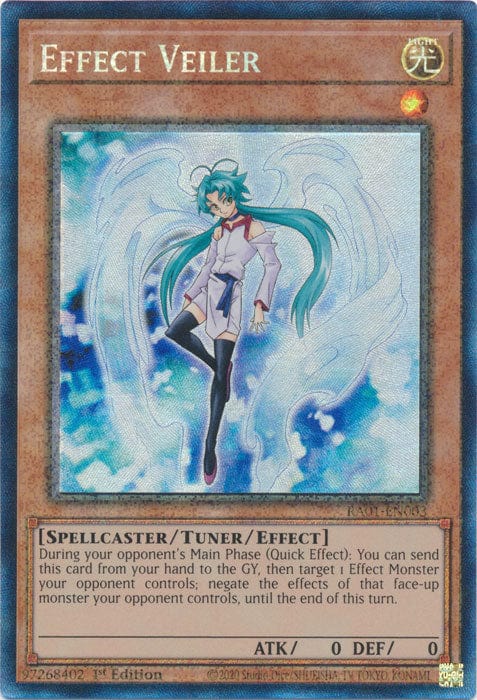 Effect Veiler (PCR) - RA01-EN003 - Prismatic Collector's Rare - 1st Edition