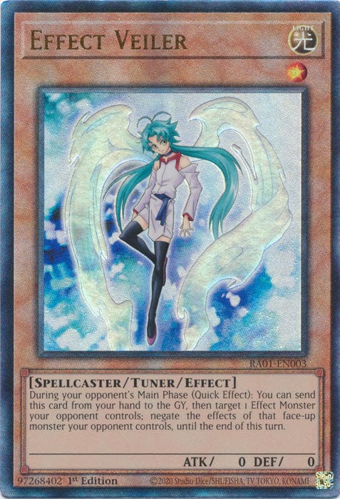 Effect Veiler (PUR) - RA01-EN003 - Prismatic Ultimate Rare - 1st Edition