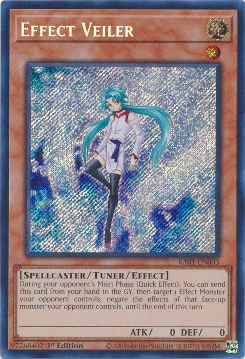 Effect Veiler (Secret Rare) - RA01-EN003 - Secret Rare - 1st Edition